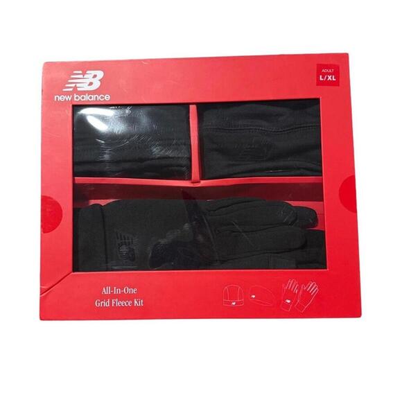 New Balance Other - NEW BALANCE ALL-IN-ONE GRID FLEECE KIT NEW Size L/XL  New Black